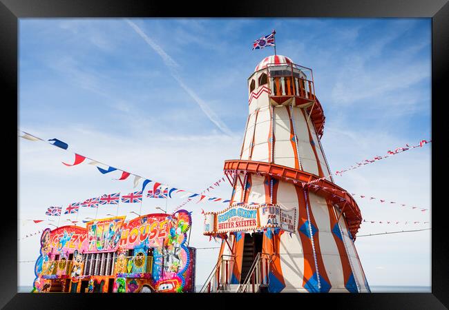 Helter skelter at Hunstanton Framed Print by Jason Wells