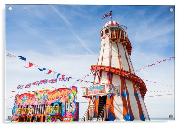 Helter skelter at Hunstanton Acrylic by Jason Wells
