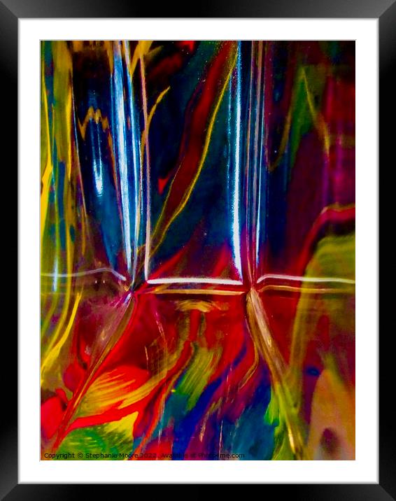 Abstract 351 Framed Mounted Print by Stephanie Moore