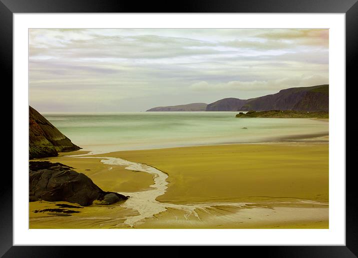 Sandwood Bay  Scotland Framed Mounted Print by Derek Beattie