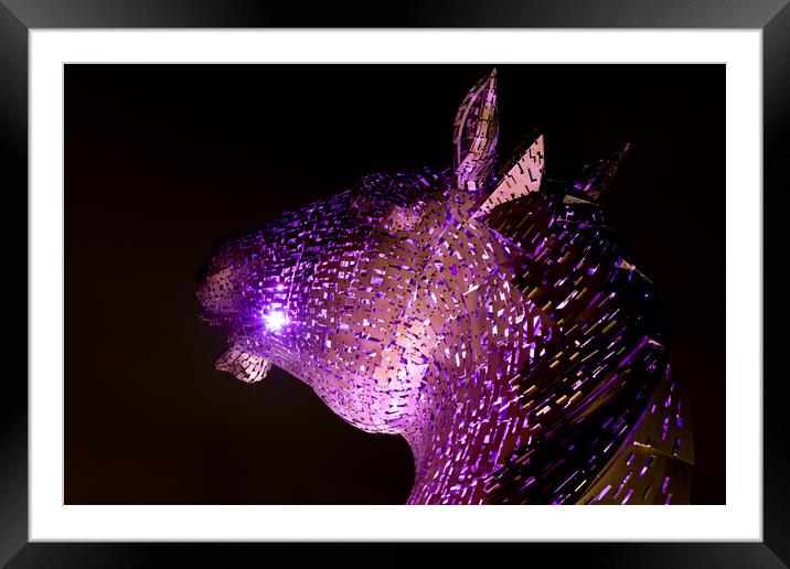 The Kelpies Framed Mounted Print by chris smith