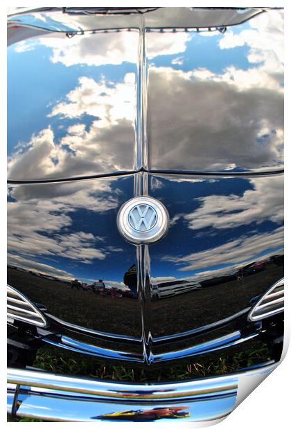 Volkswagen Karmann Ghia Motor Car Print by Andy Evans Photos