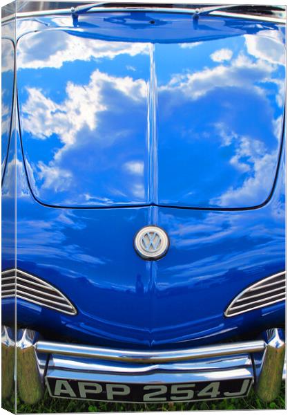 Volkswagen Karmann Ghia Motor Car Canvas Print by Andy Evans Photos