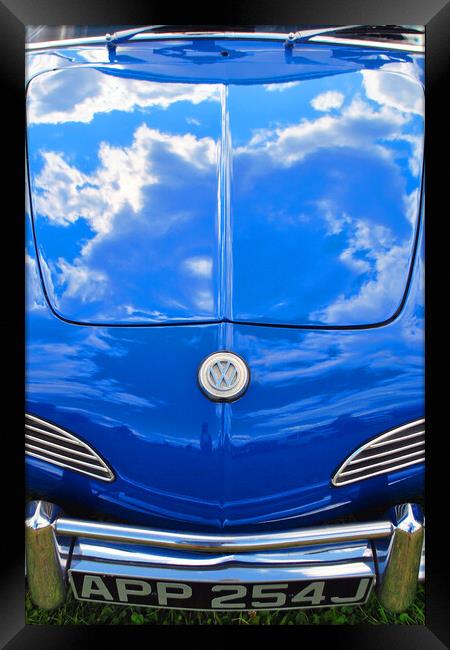 Volkswagen Karmann Ghia Motor Car Framed Print by Andy Evans Photos
