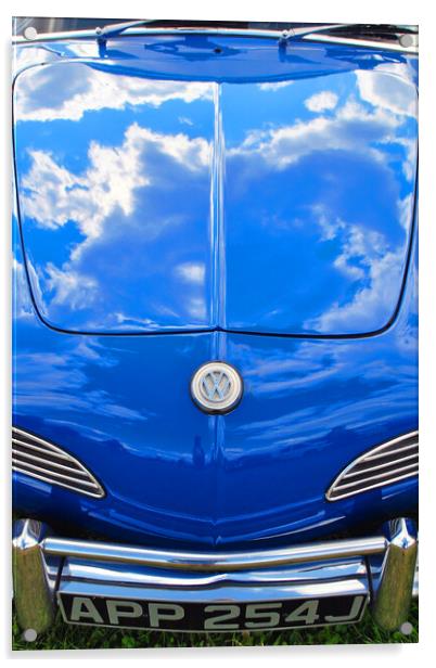 Volkswagen Karmann Ghia Motor Car Acrylic by Andy Evans Photos