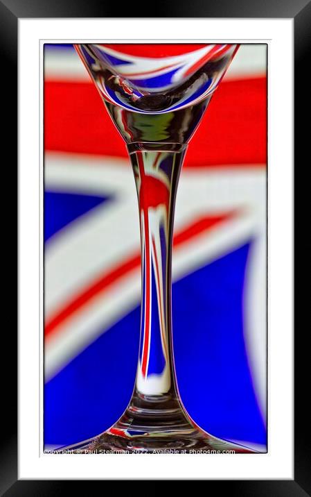 A Glass of Patriotism  Framed Mounted Print by Paul Stearman
