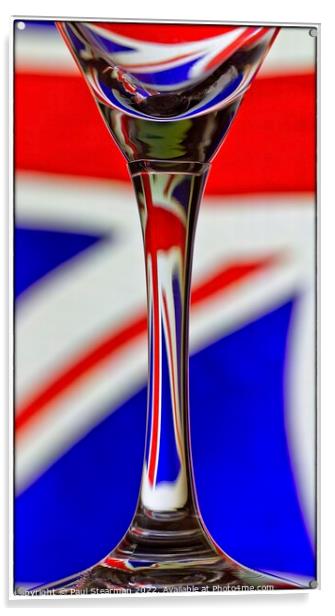 A Glass of Patriotism  Acrylic by Paul Stearman