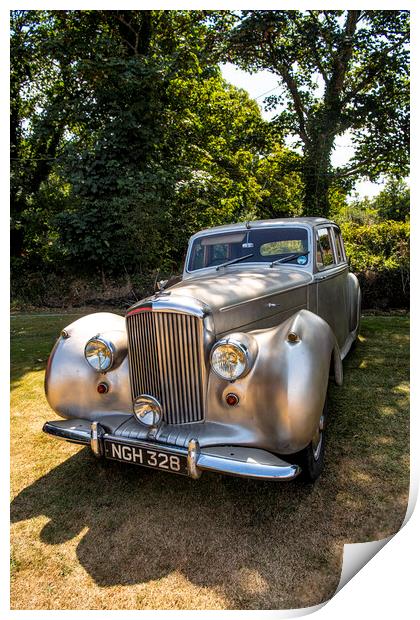 The Bentley ,Pinnacle Of Luxury Print by kathy white