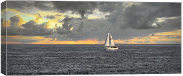 Serenity on the Sea Canvas Print by Jeremy Sage