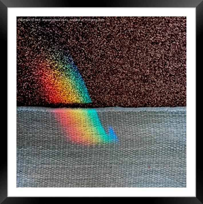 Prism refraction  Framed Mounted Print by DEE- Diana Cosford