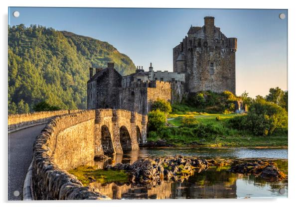 Eilean Donan Castle Acrylic by Derek Beattie