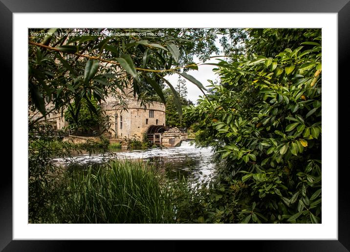 Warwick Castle's Historic Engine House: A Tale of  Framed Mounted Print by Holly Burgess
