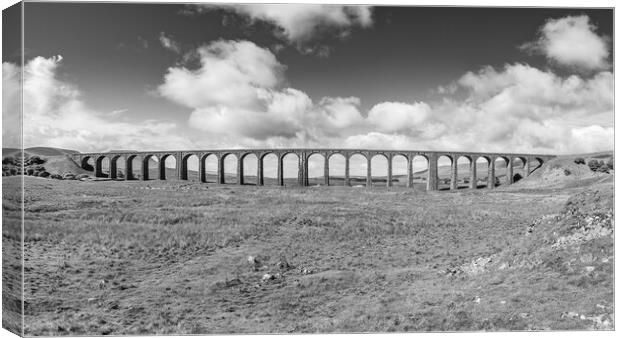 Ribblehead Viaduct panorama Canvas Print by Jason Wells