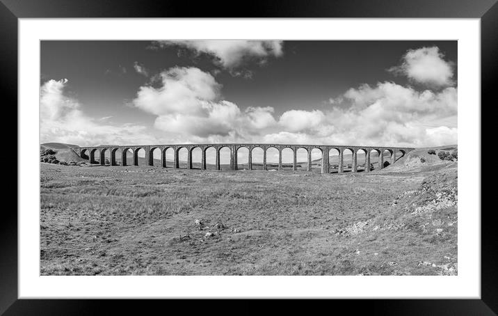 Ribblehead Viaduct panorama Framed Mounted Print by Jason Wells