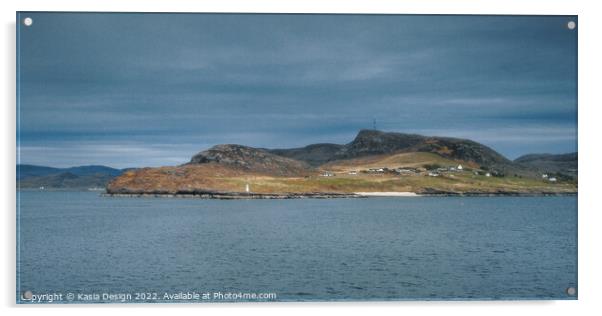 Rhue Point with the Lighthouse and Beach, Highland Acrylic by Kasia Design