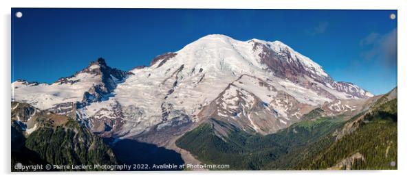 Scenic Panoramic View of Mount Rainier Acrylic by Pierre Leclerc Photography