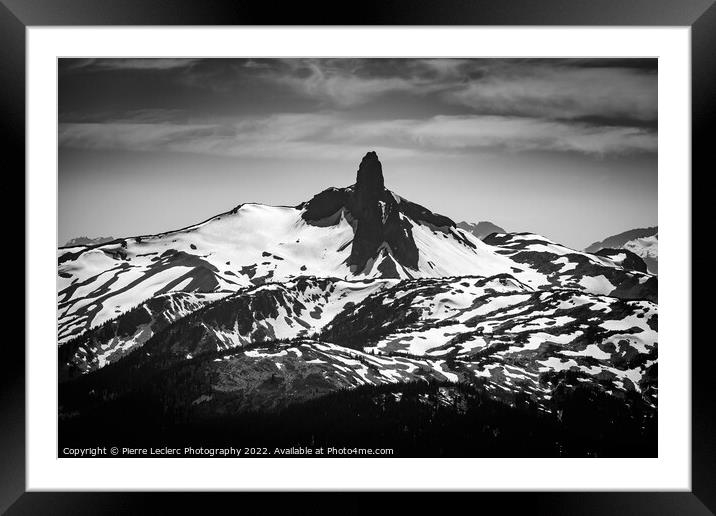 Dramatic Black Tusk Mountain Framed Mounted Print by Pierre Leclerc Photography