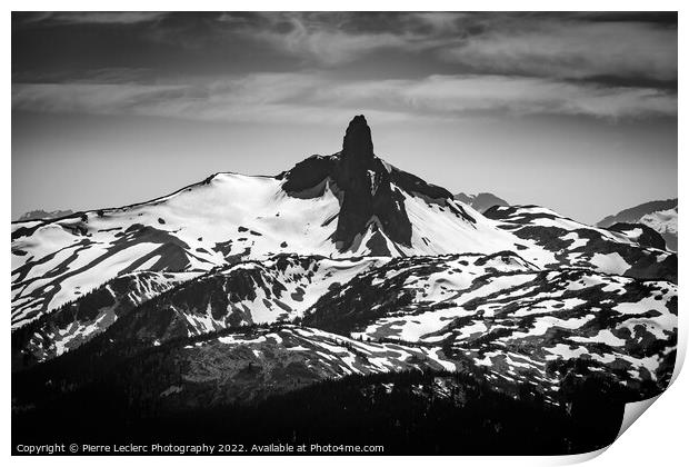 Dramatic Black Tusk Mountain Print by Pierre Leclerc Photography