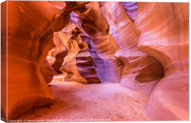 Colors of Antelope Canyon Canvas Print by Pierre Leclerc Photography