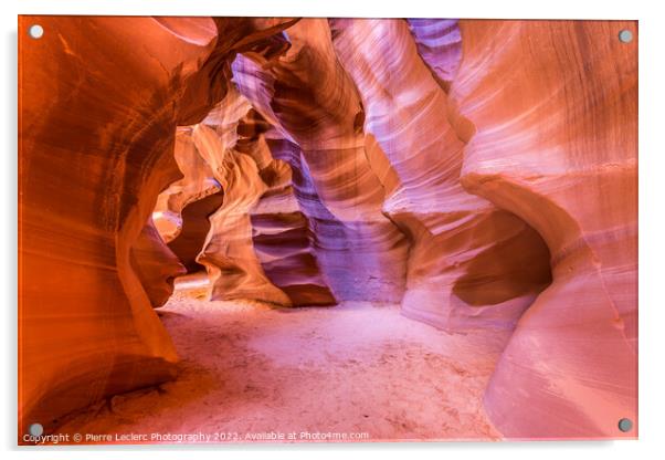 Colors of Antelope Canyon Acrylic by Pierre Leclerc Photography