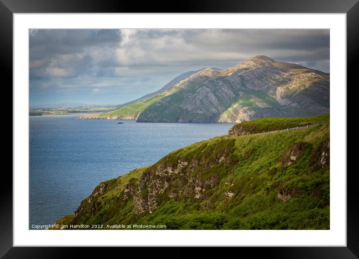 Lough Swilly Donegal Framed Mounted Print by jim Hamilton