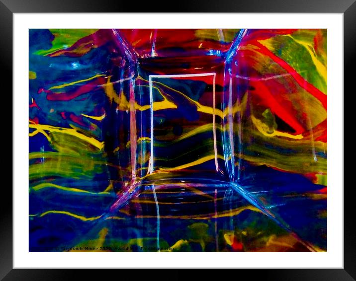 Abstract 352 Framed Mounted Print by Stephanie Moore