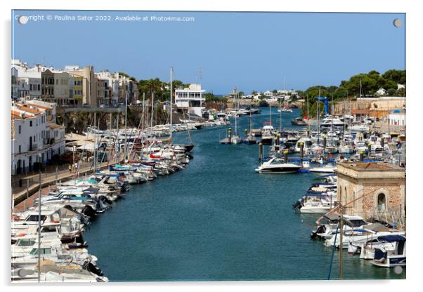 Ciutadella, Menorca, Spain Acrylic by Paulina Sator