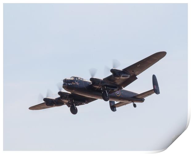 Avro Lancaster Bomber Print by Phil Durkin DPAGB BPE4