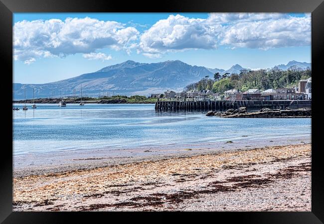 Arran View from Cumbrae Framed Print by Valerie Paterson