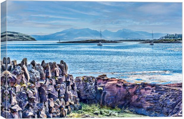 Bay of Millport Canvas Print by Valerie Paterson
