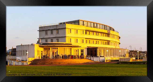 The Midland Hotel, Morecambe, at Sunset Framed Print by Keith Douglas
