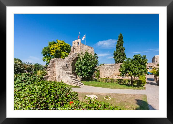 Bellapais Abbey, Northern Cyprus Framed Mounted Print by Kevin Hellon