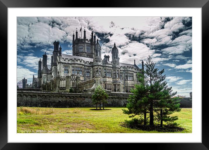 Margam Castle 2 Framed Mounted Print by Stephen Jenkins