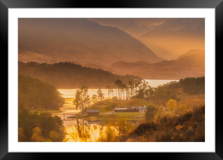 Loch in the Cairngorm National Park Scotland Framed Mounted Print by Duncan Loraine