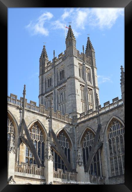 Bath cathedral somerset  Framed Print by Michael bryant Tiptopimage