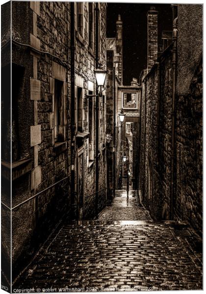 The Haunting Beauty of Mary Kings Close Canvas Print by RJW Images