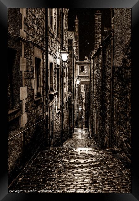 The Haunting Beauty of Mary Kings Close Framed Print by RJW Images