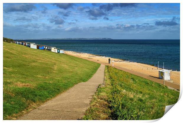 Down to Tankerton Beach Print by Darren Galpin