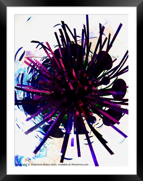 Abstract 366 Framed Mounted Print by Stephanie Moore