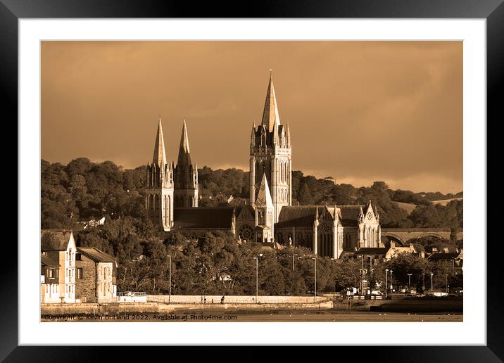 truro cathedral Framed Mounted Print by Kevin Britland