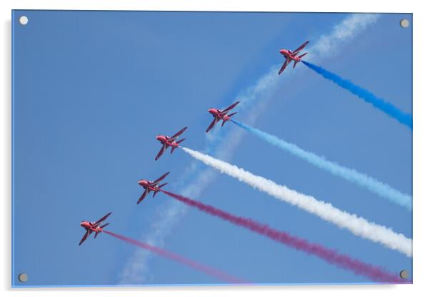 Red Arrows Acrylic by J Biggadike