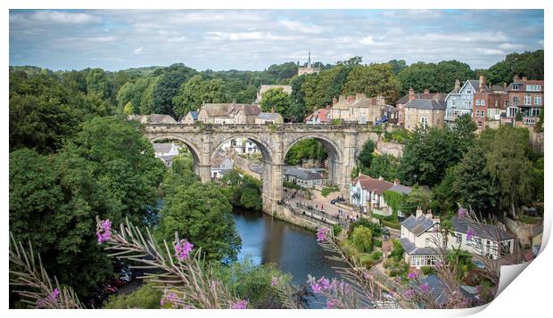 Knaresborough Summer Print by J Biggadike