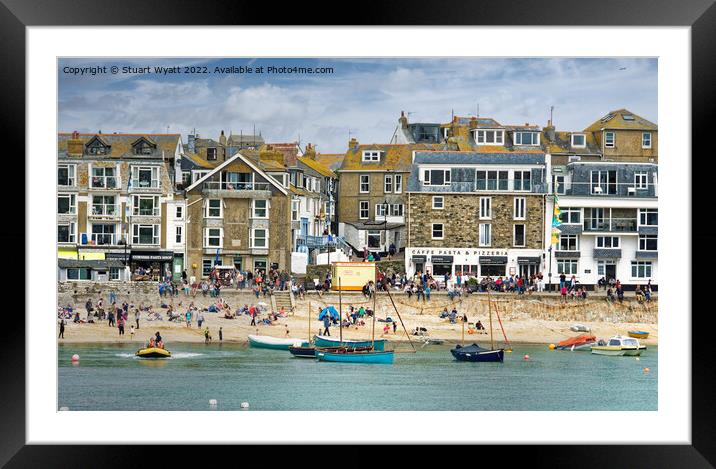 Harbour Sand, St. Ives Framed Mounted Print by Stuart Wyatt