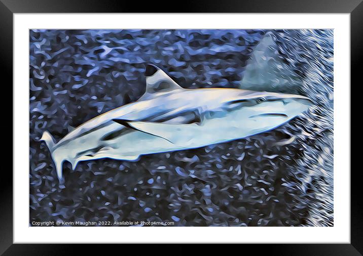 Graceful Hunter Framed Mounted Print by Kevin Maughan