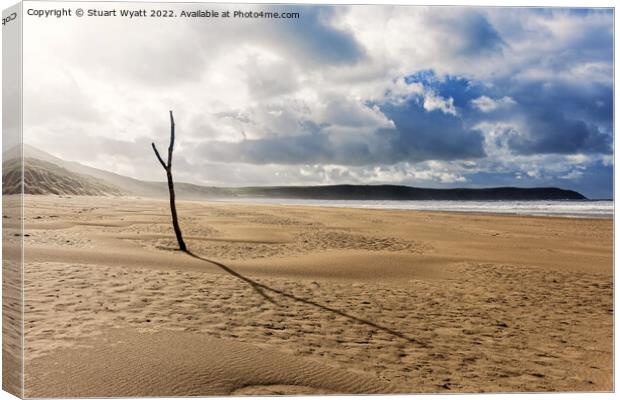 Woolacombe Beachscape Canvas Print by Stuart Wyatt