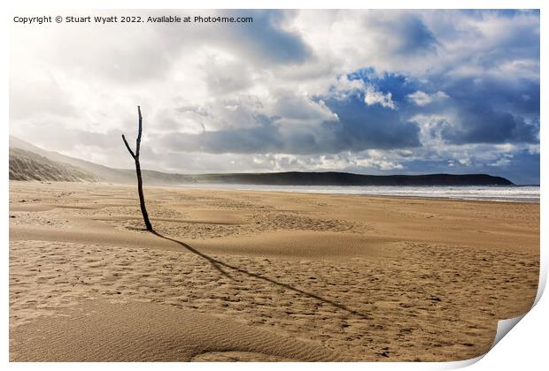 Woolacombe Beachscape Print by Stuart Wyatt