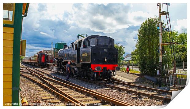 Loco Inspection Print by GJS Photography Artist