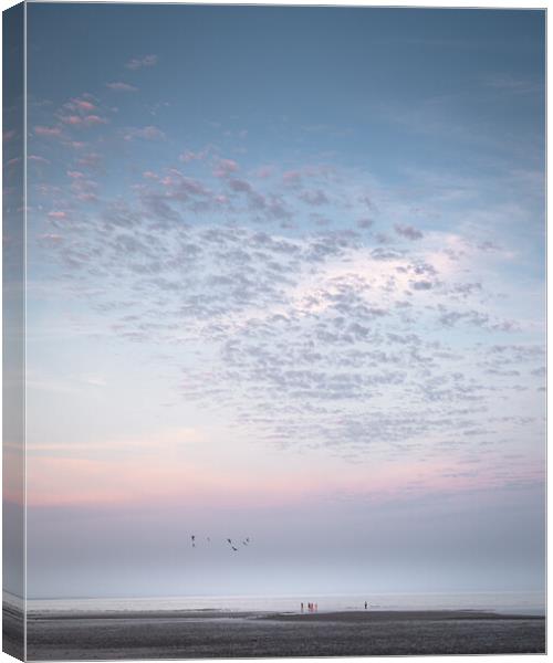 Big Sky, Lancing, Sussex Canvas Print by Mark Jones