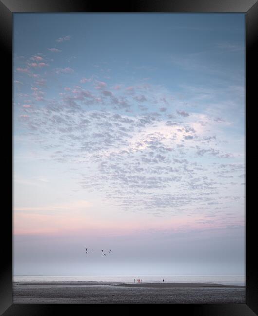 Big Sky, Lancing, Sussex Framed Print by Mark Jones