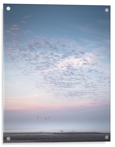Big Sky, Lancing, Sussex Acrylic by Mark Jones